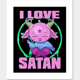 I Love Satan Posters and Art